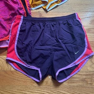 Purple Nike Dri-fit shorts